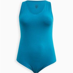 Torrid Foxy V Neck Tank Body Suit Blue Size 2 18-20 2x